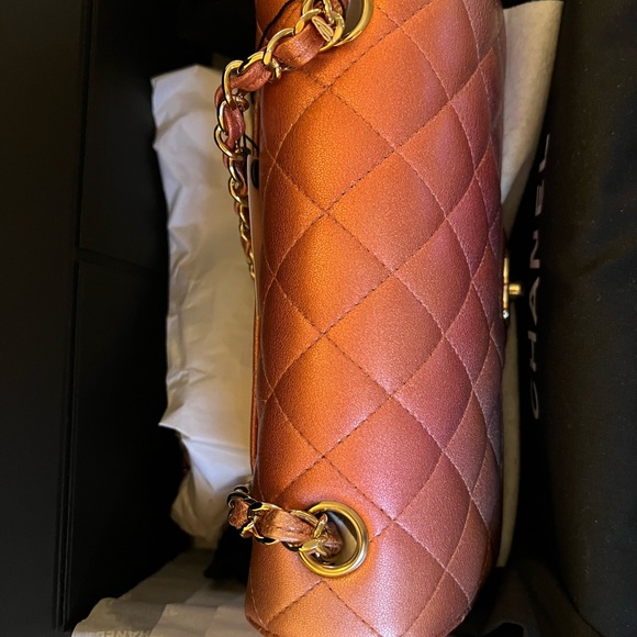 21S Mini Rectangular in Ombré Metallic Lambskin Pink - Picture 4 of 8